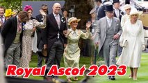 The royal family joins the King and Queen at Royal Ascot day one