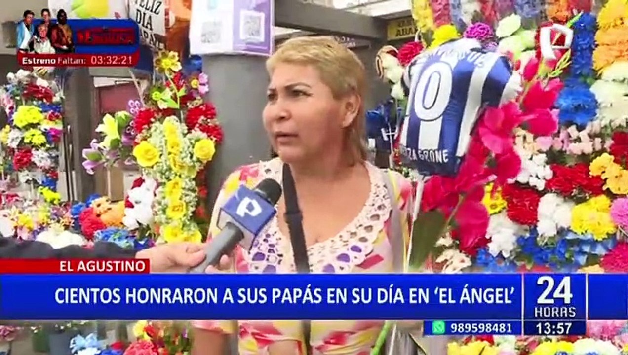 Día del Padre: acuden a cementerios y llevan flores artificiales para evitar proliferación de dengue