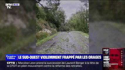 Le Sud-Ouest de la France à nouveau frappé par les orages