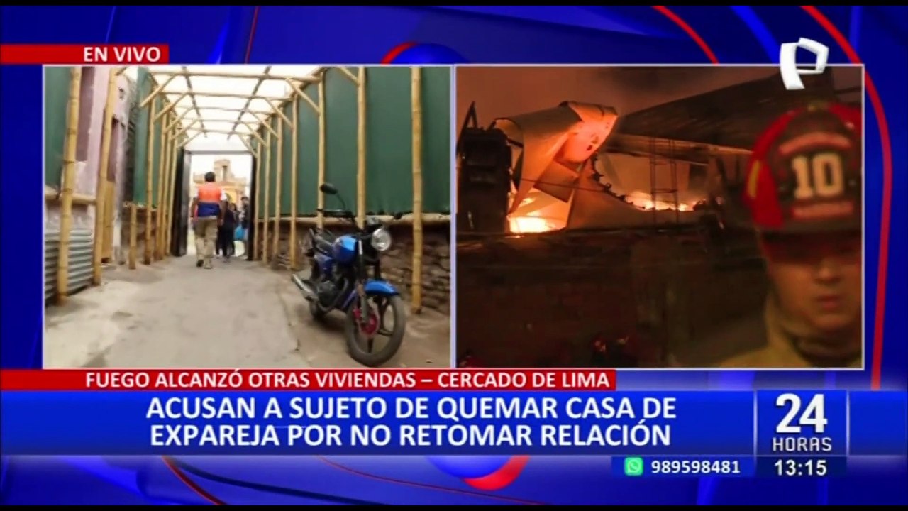 Incendia vivienda de expareja por no retomar relación: 7 casas y 12 familias fueron afectadas