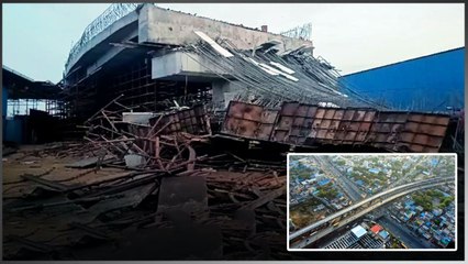 Download Video: Hyderabad LB Nagar లో కుప్పకూలిన Flyover.. ప్రధాన కారణమిదే | Telugu OneIndia