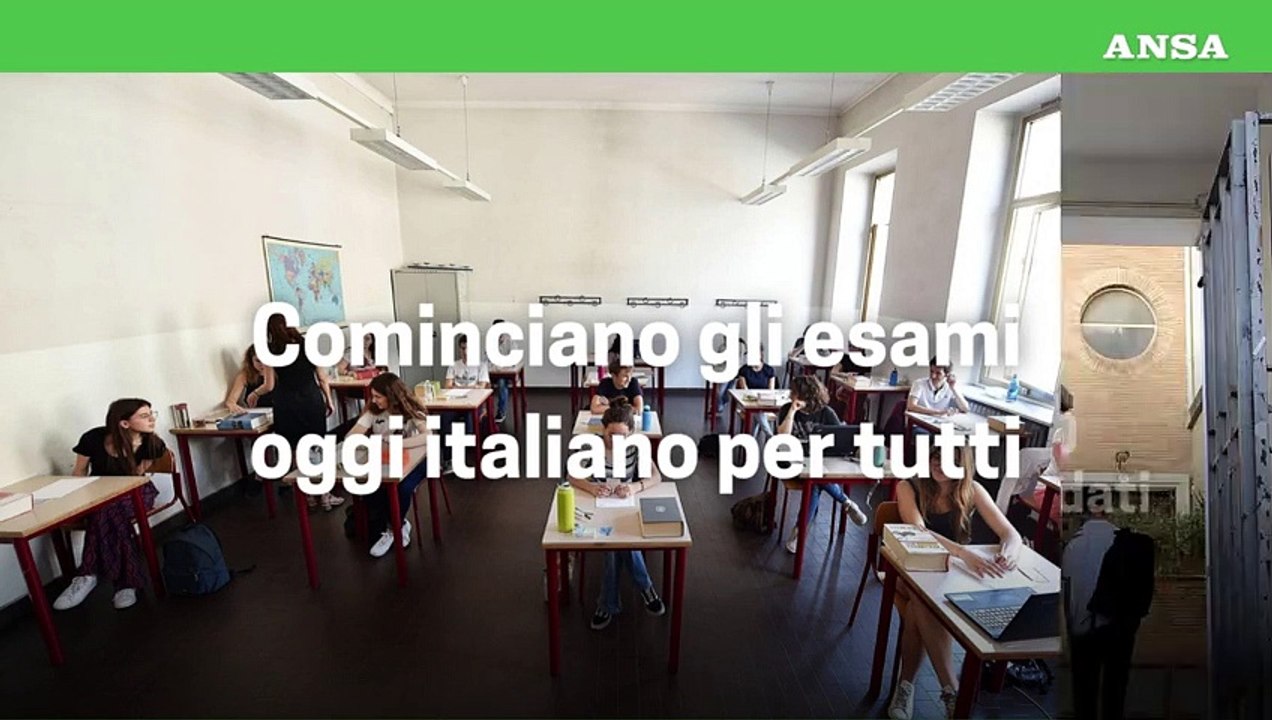 Cominciano oggi gli esami di maturita' per 536 mila studenti
