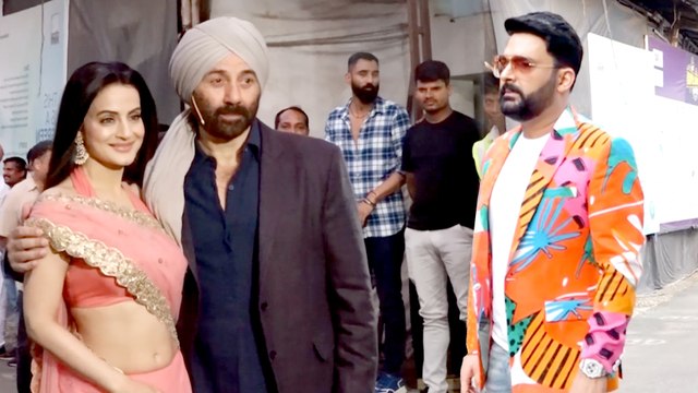 Sunny Deol, Ameesha Patel Promote Gadar 2 On The Kapil Sharma Show