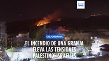 Cisjordania | El incendio de unos terrenos de labranza aumenta las tensiones palestino-israelíes