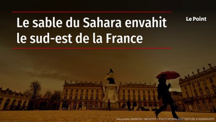 Le sable du Sahara envahit le sud-est de la France