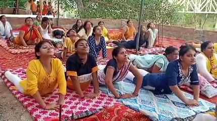 International Yoga Day 2023 : चित्रकूट के 108 स्थानों में योगाभ्यास का कार्यक्रम संपन्न,देखे वीडियो