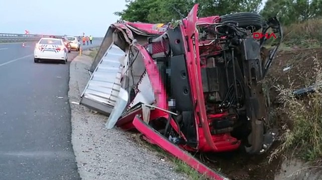 Denizli'de yolcu otobüsü ile TIR çarpıştı! Ölü ve yaralılar var