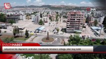 Adıyaman'da depremin ardından meydanda binaların olduğu alan boş kaldı