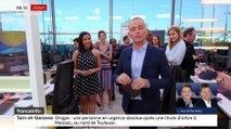 Regardez les adieux très sobres de Samuel Etienne à la matinale de Franceinfo ce matin - Le présentateur a décidé de quitter l'antenne de la chaîne info à la rentrée - VIDEO