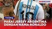 Viral Seorang Fans dari Indonesia Pakai Jersey Argentina dengan Nama Ronaldo, Jadi Ledekan Internasional: Alternative Universe
