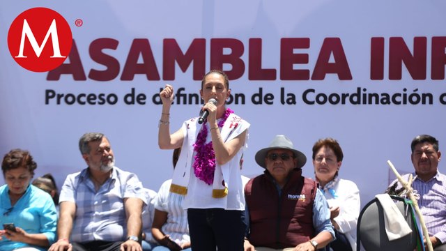 “Presidenta, presidenta” … resonó en la Bella Airosa, así recibió Hidalgo a Claudia Sheinbaum Pardo