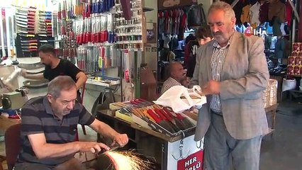 Şanlıurfa bıçakçılarda 'Kurban Bayramı' yoğunluğu