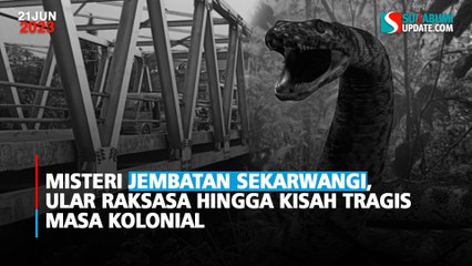 Misteri Jembatan Sekarwangi, Ular Raksasa Hingga Kisah Tragis Masa Kolonial