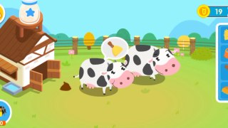 One Two Three  Farm Animals 1  Numbers Song  Nursery Rhymes  Kids Songs BabyBus game
