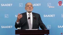 Saadet Partisi Genel Başkanı Temel Karamollaoğlu açıklama yapıyor