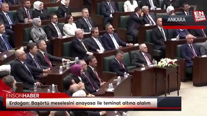 Cumhurbaşkanı Erdoğan: Başörtü meselesini anayasa ile teminat altına alalım