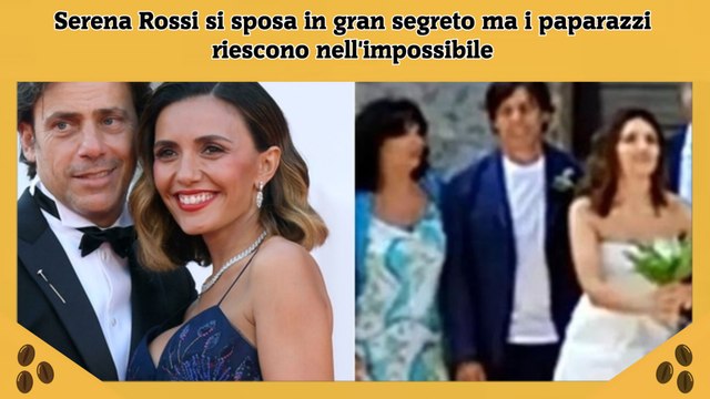 Serena Rossi si sposa in gran segreto ma i paparazzi riescono nell'impossibile