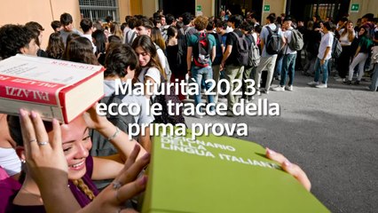 Maturita' 2023: ecco le tracce della prima prova
