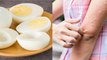 खाली पेट अंडे का सफ़ेद हिस्सा खाना चाहिए या नहीं । खाली पेट अंडे का सफ़ेद हिस्सा खाने के नुकसान ।