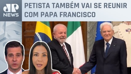Lula deve se encontrar com presidente da Itália nesta quarta (21); Amanda Klein e Beraldo analisam