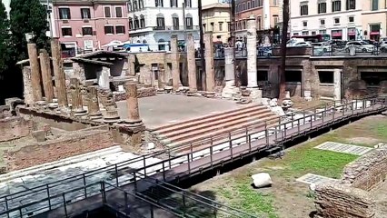 La place où Jules César a été tué s'ouvre au public à Rome