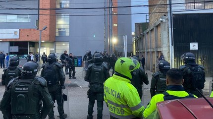 Motín en URI de Puente Aranda es atendido por agentes del Esmad