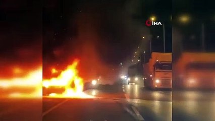 SÜRÜCÜ CANINI ZOR KURTARDI!