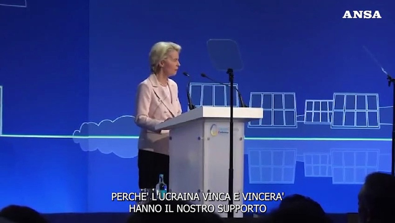 Ucraina, von der Leyen:  "Sono certa., fara' parte dell'Unione europea"