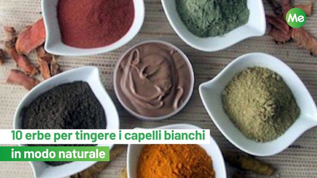 10 erbe per tingere i capelli bianchi in modo naturale