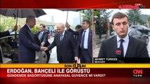 Cumhurbaşkanı Erdoğan ile MHP lideri Bahçeli bir araya geldi