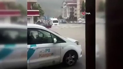 Başkent'te sağanak etkili oldu
