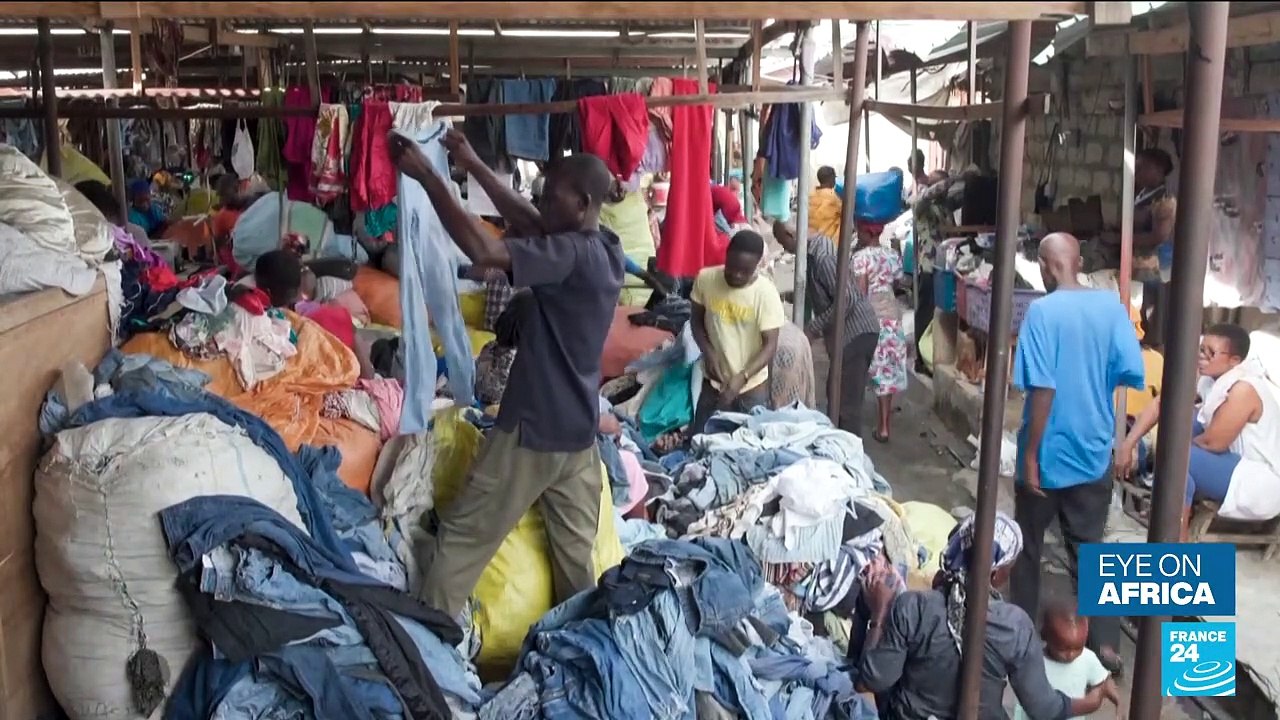 Ghanaian designer turns discarded clothes from the West into high fashion