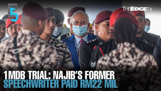 EVENING 5: Najib paid former speechwriter RM22 mil