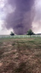 Tornade de Landspout en Alberta Canada