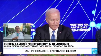 Informe desde Beijing: tensión entre EE. UU y China luego de que Biden llamara "dictador" a Xi