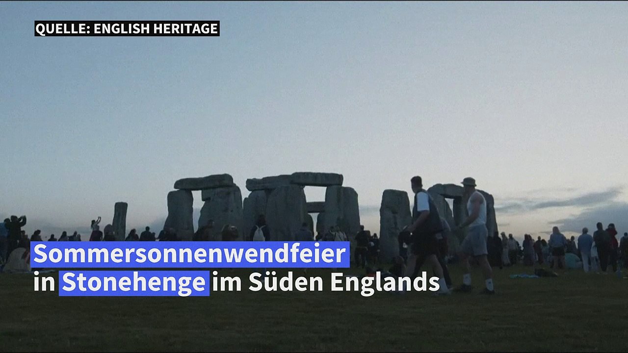 Sommersonnenwende Längster Tag des Jahres in Stonehenge video
