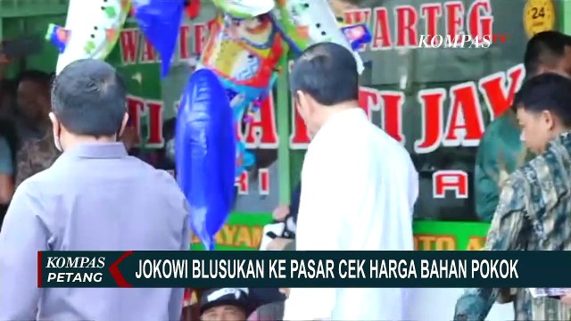 Di Hari Ulang Tahun, Jokowi Blusukan ke Pasar Bagi-Bagi Sembako dan BLT Rp1,2 Juta