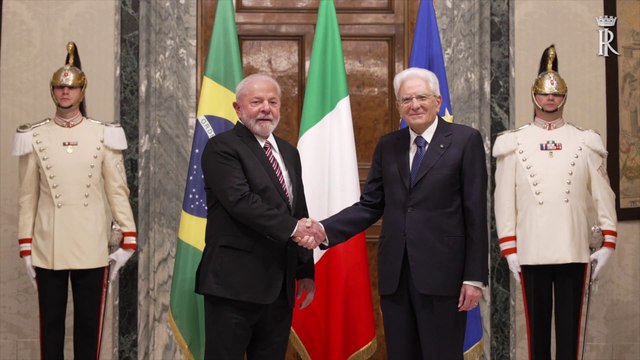 Italia - Brasile, Mattarella riceve Lula