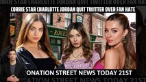 Coronation Street New Today 21st June 2023 _ star Charlotte Jordan quit Twitter