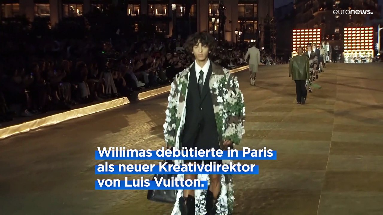 Pharrell Williams ist happy in 'Camoflage' als neuer Kreativdirektor für Louis Vuitton