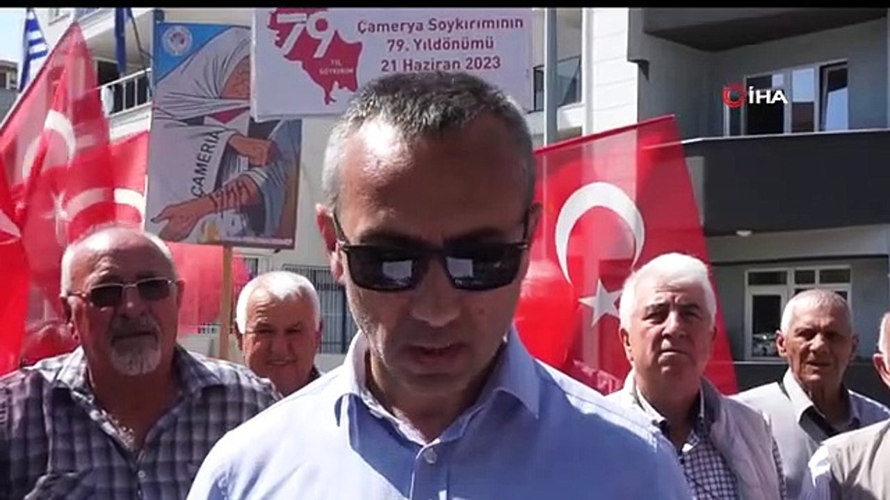 Çamerya katliamı unutulmadı: Yunanistan Konsolosluğu önüne siyah çelenk bırakıldı