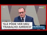 Zanin diz no Senado que não ficará subordinado a Lula: 'Vou me guiar pela Constituição'