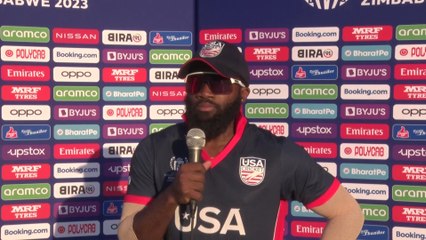 USA's Aaron Jones post ICC Cricket World Cup qualifier defeat to Nepal