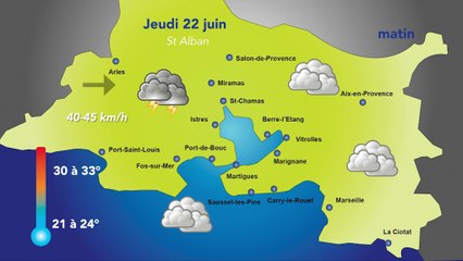 Retour des orages cette nuit avant de belles éclaircies demain