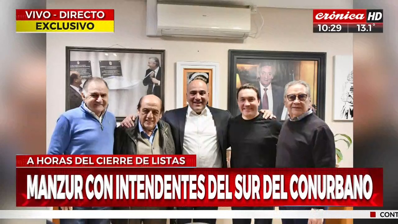 Manzur mantuvo una reunión con intendentes del conurbano de cara al cierre de listas