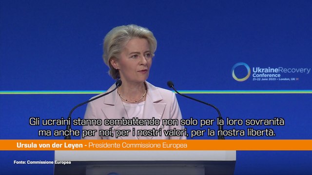 Von der Leyen Non ho dubbi che l'Ucraina sarà parte dell'Ue
