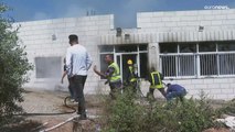 حوالي 200 مستوطن يحرقون الأخضر واليابس في قرية ترمسعيا في الضفة الغربية المحتلة