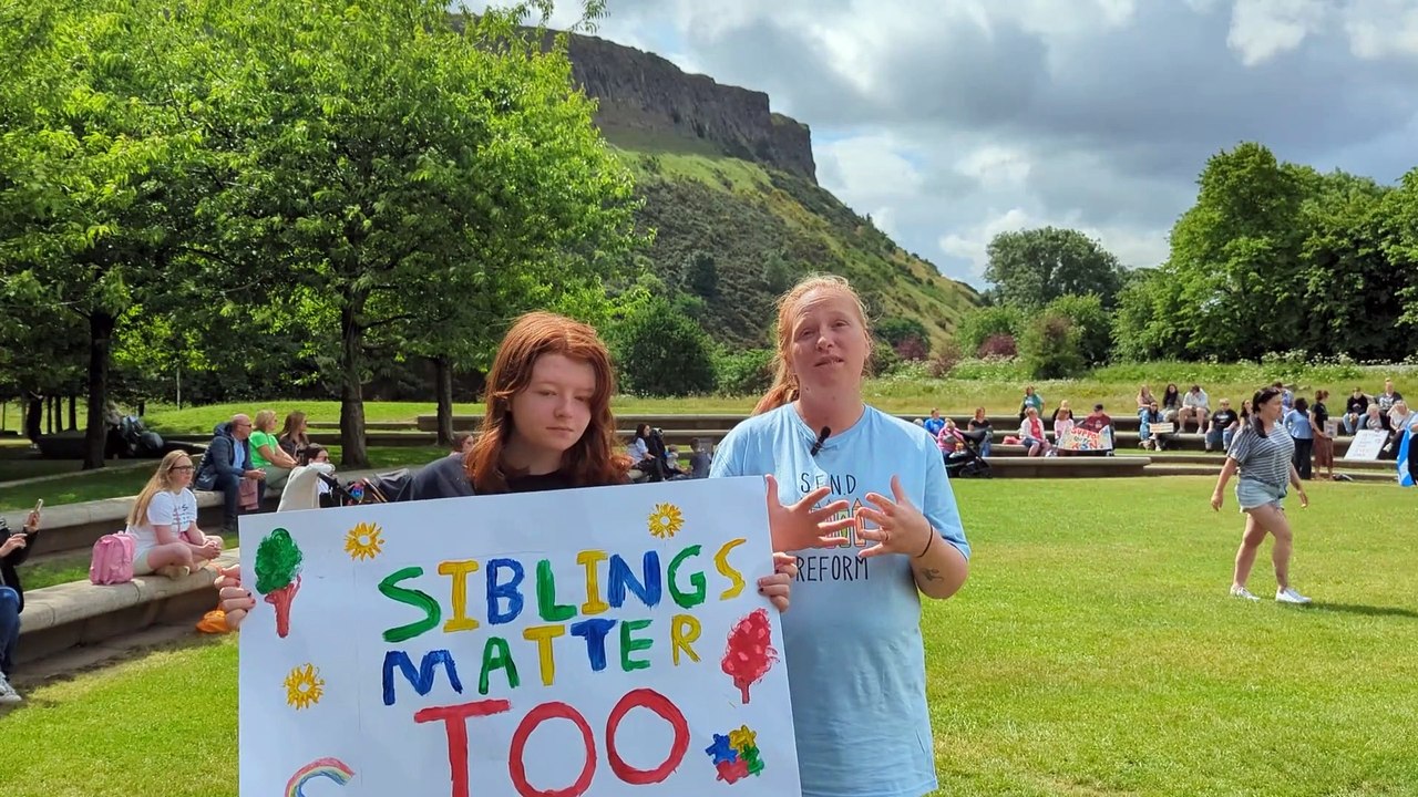 Parents stage Scottish Parliament protest for more ASN provision