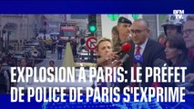 Explosion à Paris: le préfet de police de Paris donne un point presse