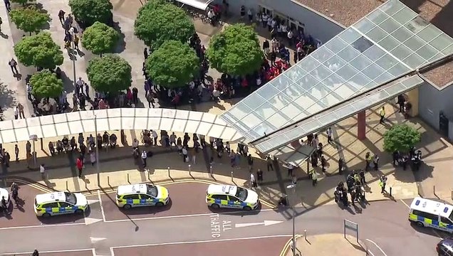 Man arrested after two people stabbed in London hospital